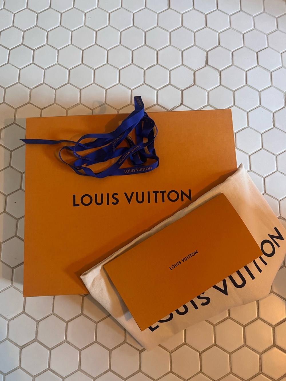 EMPTY Louis Vuitton Box, like new 13.75x11.75x3”